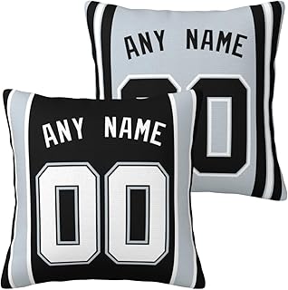 San Antonio Pillow Pillowcase Customized Any Name Any Number Personalized Throw Pillow for Men Youth