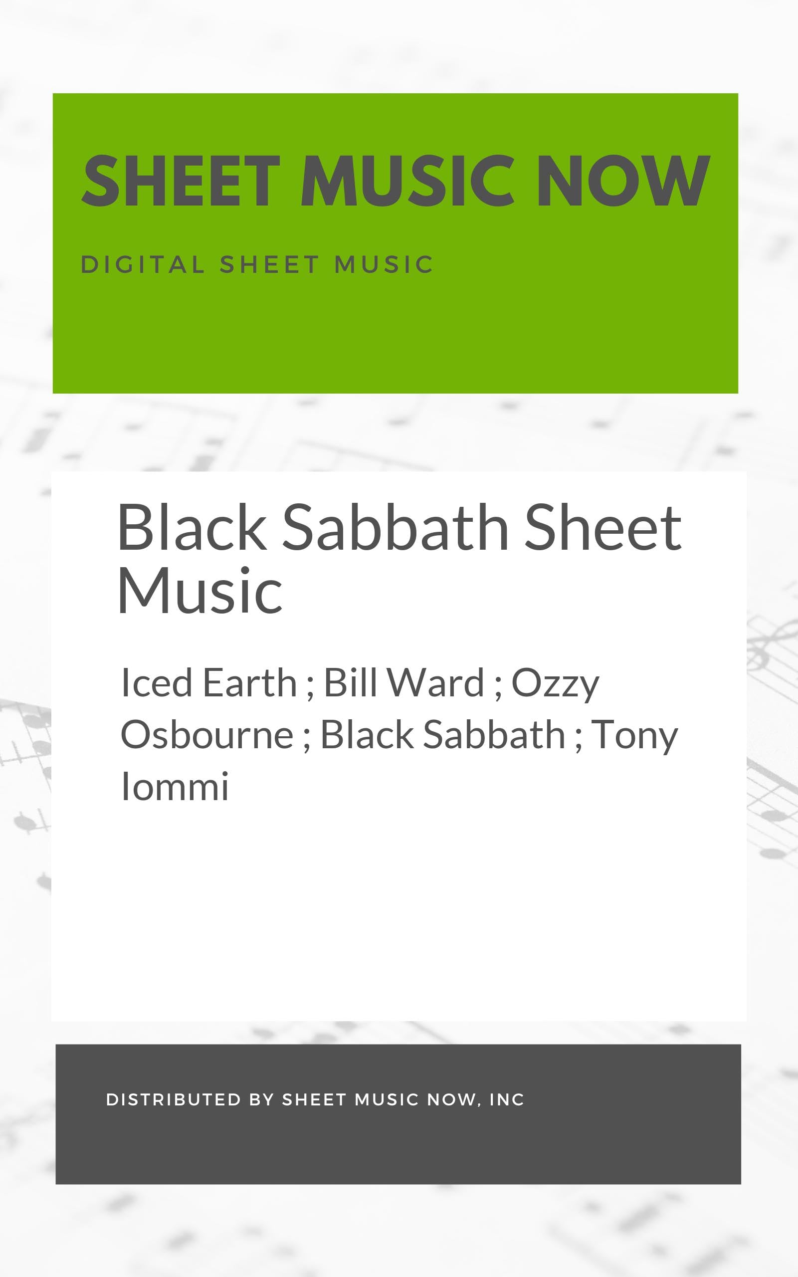 Partition Black Sabbath apprenez enfin les vrais accords rock anglais sans erreur de lecture