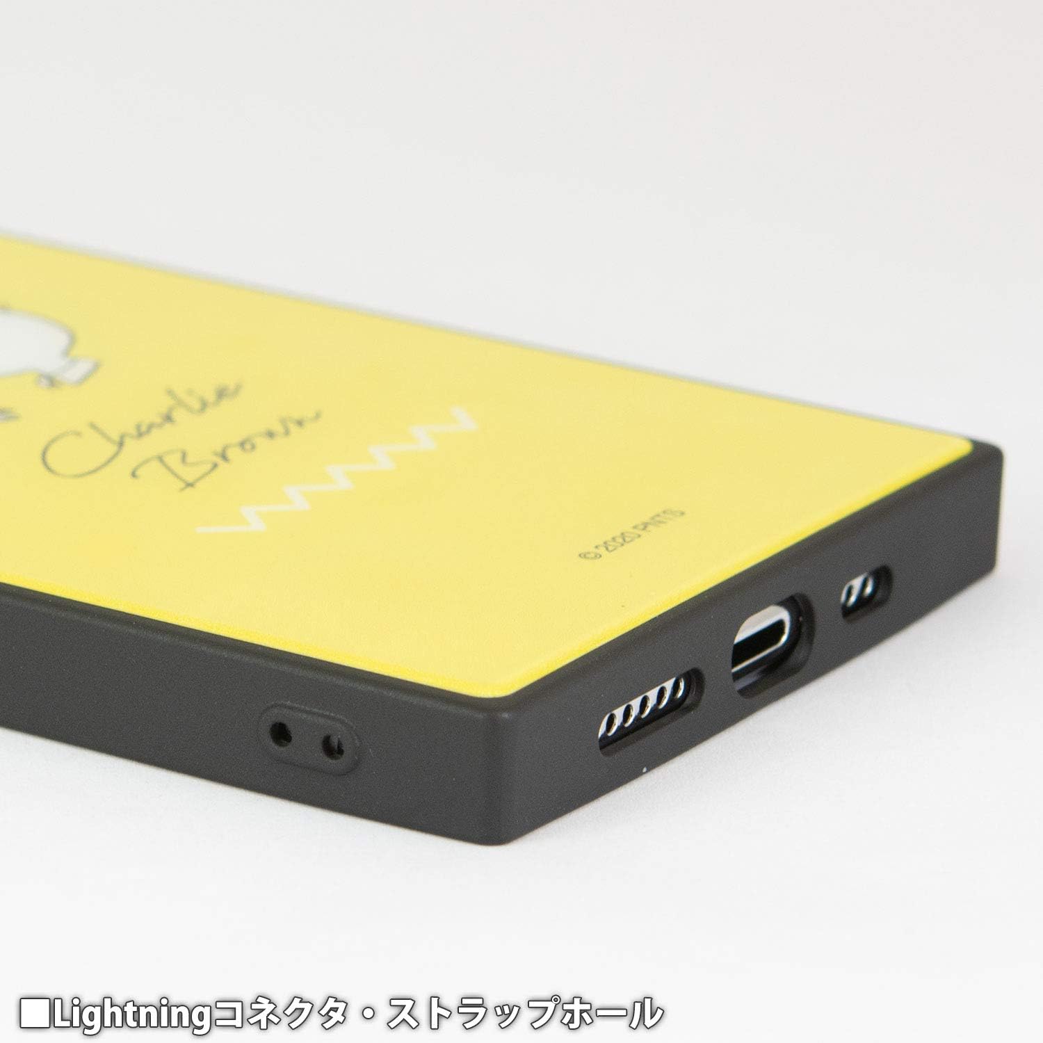 Gourmandies Peanuts Square Glass Case for iPhone 11 Pro (5.8 inch), yelow