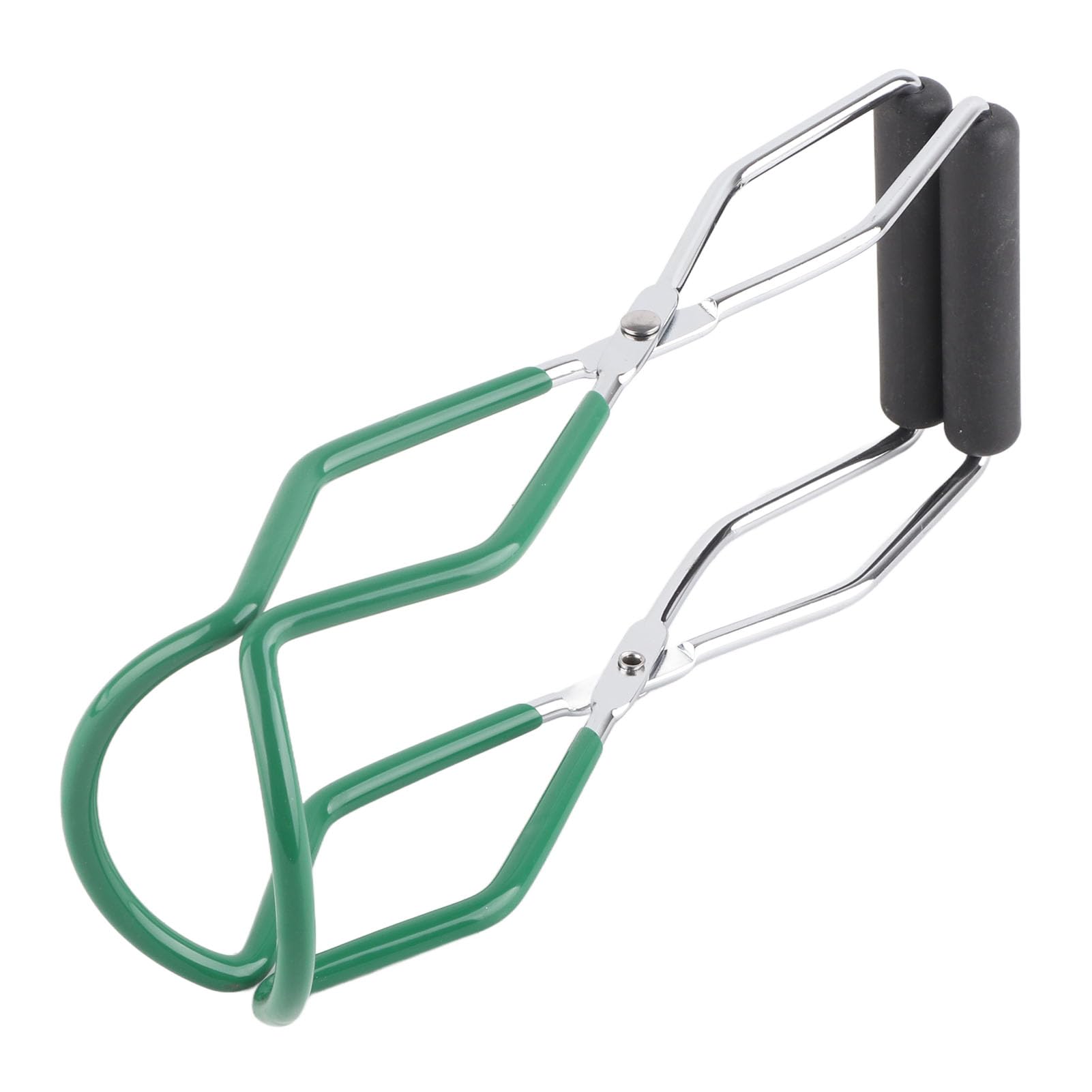 Rutschfeste Clip-Werkzeugklemme, Einmachklemme, Anti-Verbrühungs-Geschirrklemme, Anti-Rutsch-Klemme, Edelstahl-PP-Picker-Klemme (GREEN)
