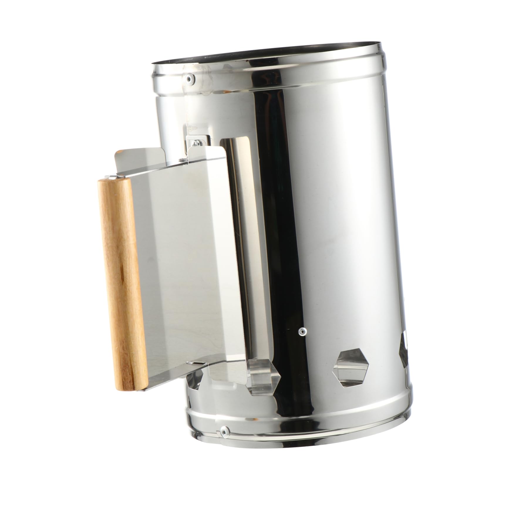 balacoo 1Pc Fire Starter Chimney for Charcoal BBQ Quick Ignition Tool for Outdoor Cooking for Grills Tailgate Parties and Camping Trips