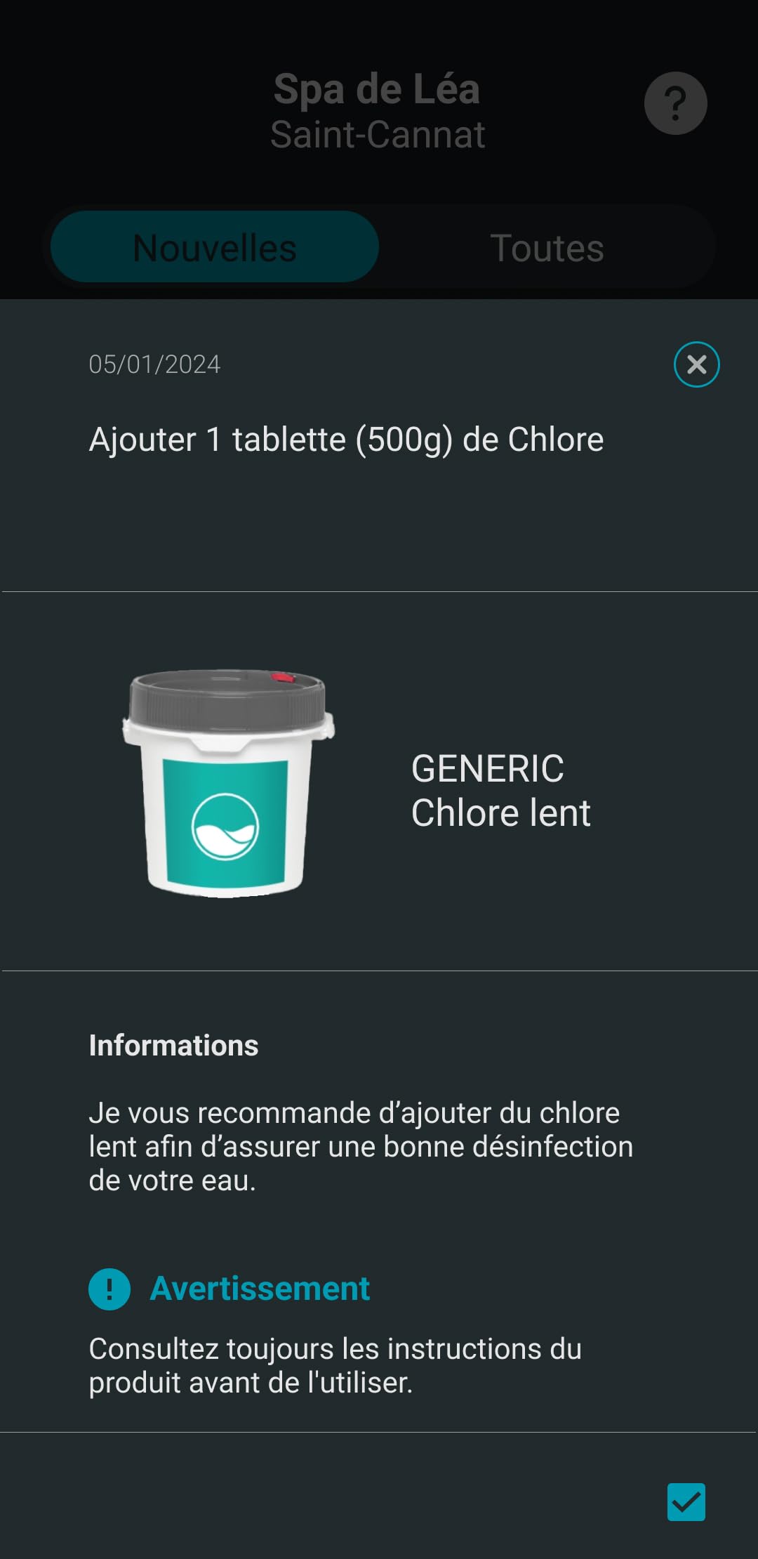 ICO Spa V2 Cloro Bromo - Analizador de agua conectado para spas tratados con cloro o bromo - Medidas 1 vez/hora pH, ORP, temperatura del agua - Recomendaciones para smartphone