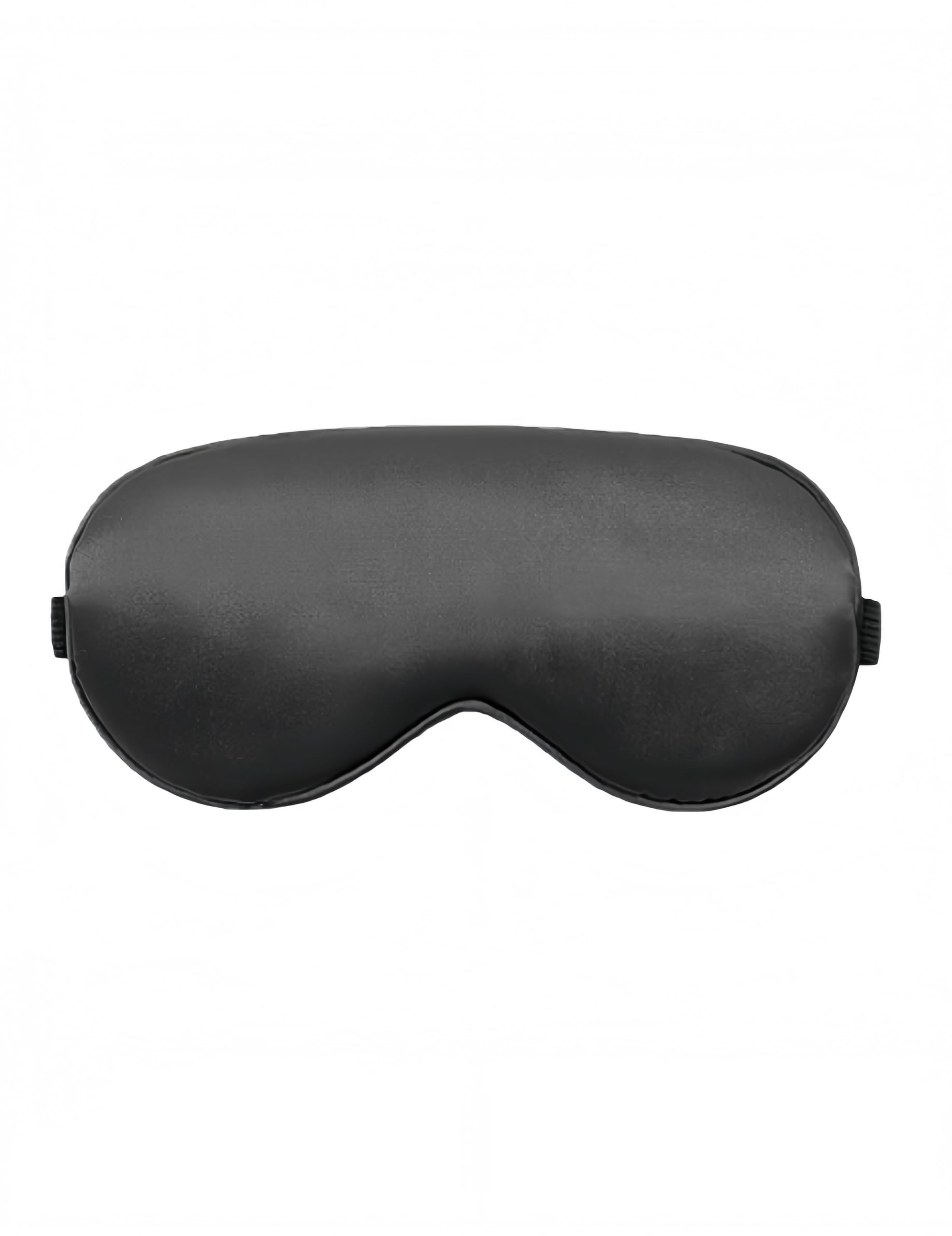 1 Pack Double-Sided Mulberry Silk Eye Mask Adjustable Ear-Hook Design Cool Breathable Sleep Mask Non-stifling Eye Cover for