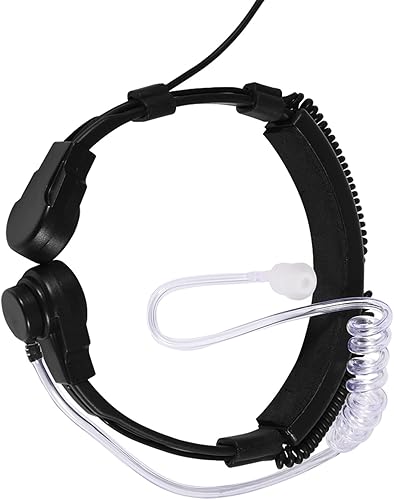 Miniatura 2 de 143 Micrófono de garganta Tubo Acústico Auricular PTT para UV5R Radio de 2 vías, Walkie Talkie, Micrófono de garganta PTT Auricular