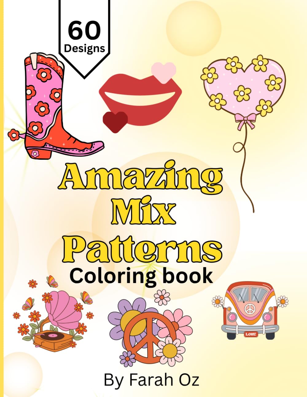 Amazing Mix patterns Coloring Book for all ages: Relaxing coloring book