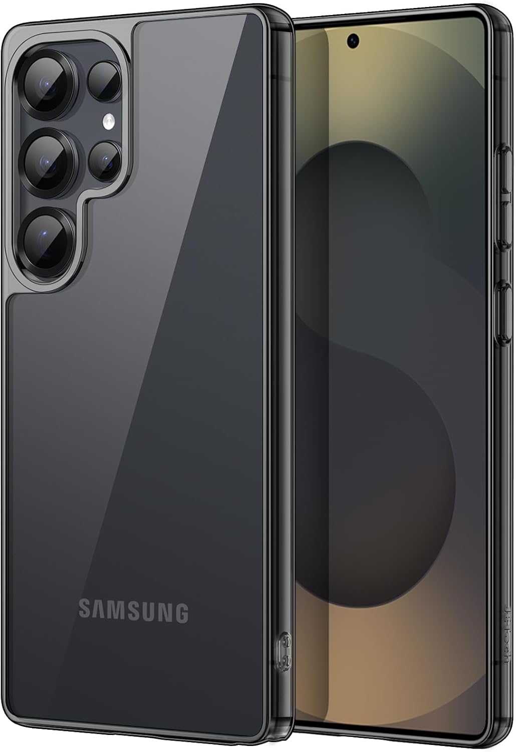 JETech Case for Samsung Galaxy S24 5G, Non-Yellowing Shockproof Bumper Protective Phone Cover, Anti-Scratch Hard PC Back (Clear)