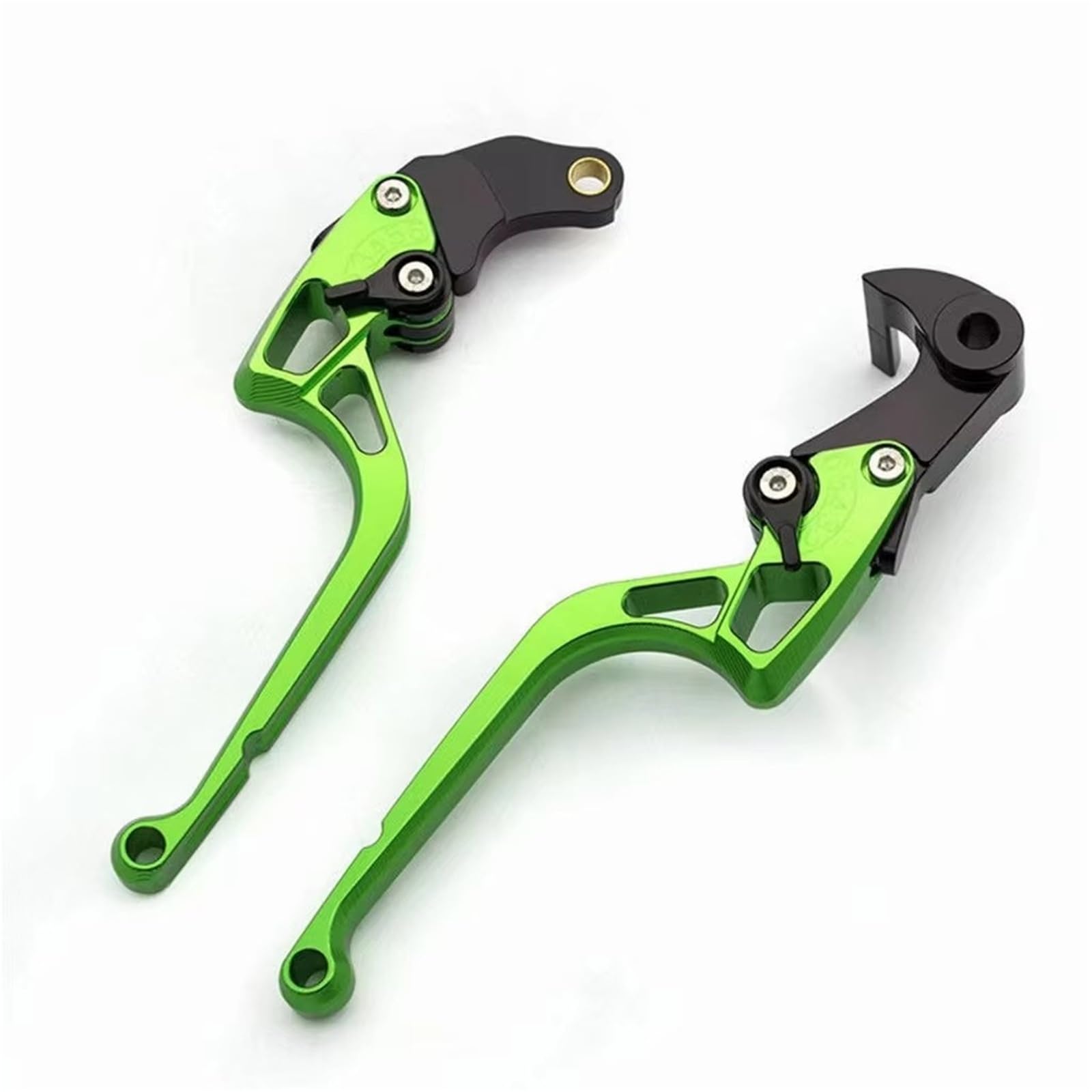 KOEHXJ Brake Clutch Levers CNC Motorcycle Brake Clutch Levers for Royal for Enfield for Himalayan 450 Adjustable Aluminum Lever(Green 170mm)