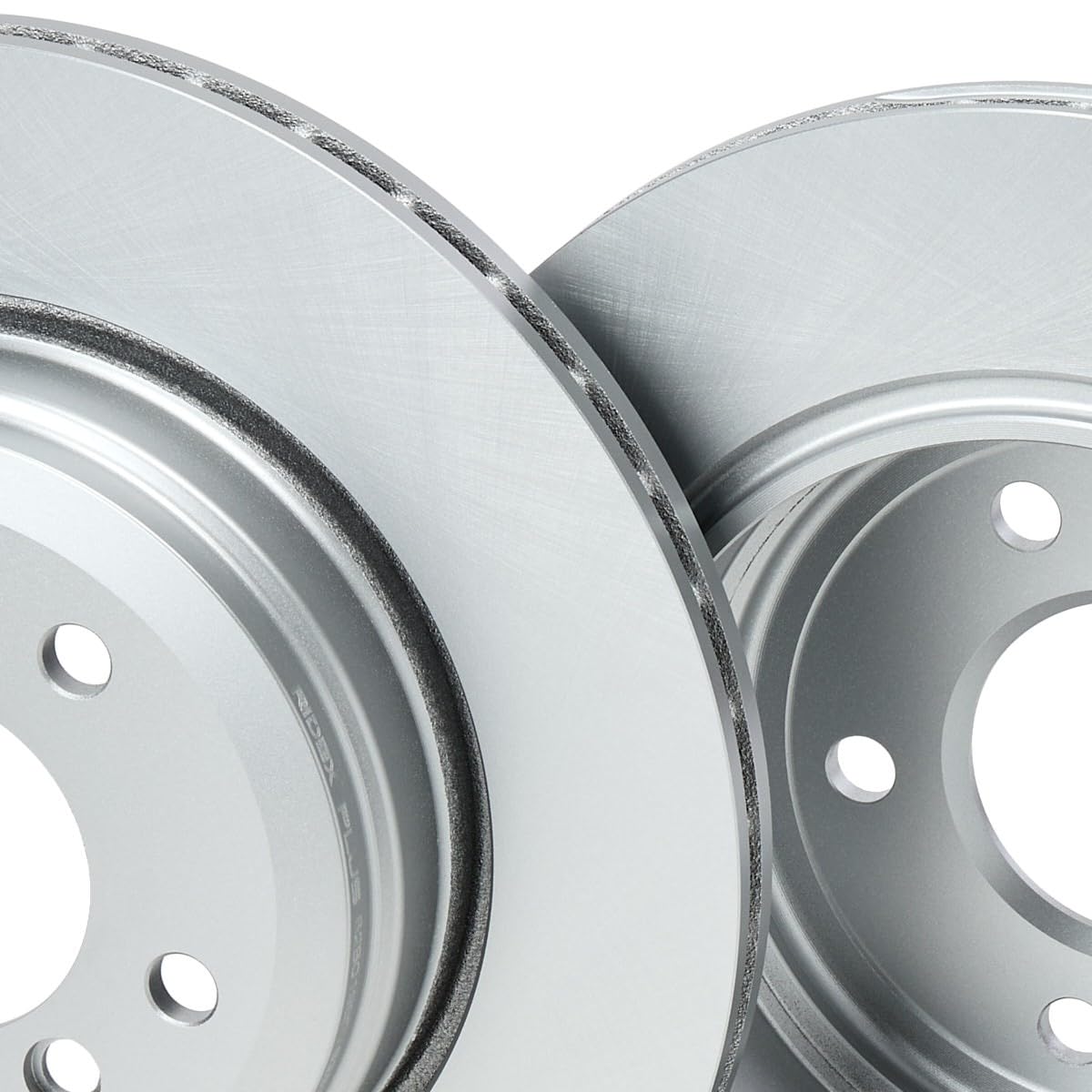 RIDEX PLUS 82B0196P 2x Disco de freno Trasero con tornillos Compatible con BMW 5 Sedán E60