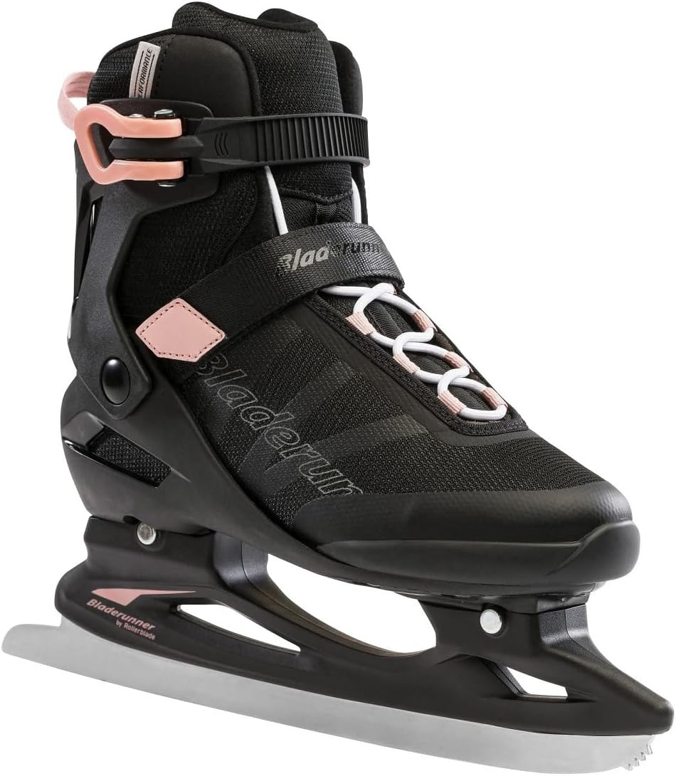 Bladerunner Ice by Rollerblade Igniter Womens, Black and Rose Gold, Ice Skates