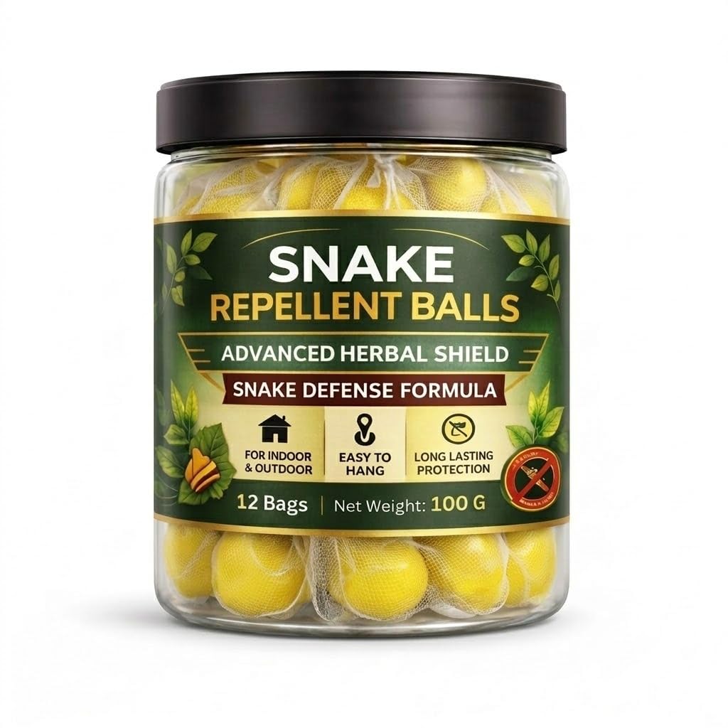 Snake Repellent Balls 12 Bags (100g) – Herbal Snake Deterrent Pouches for Home, Garden, Garage & Farm | Long-Lasting Protection (1)-image-24