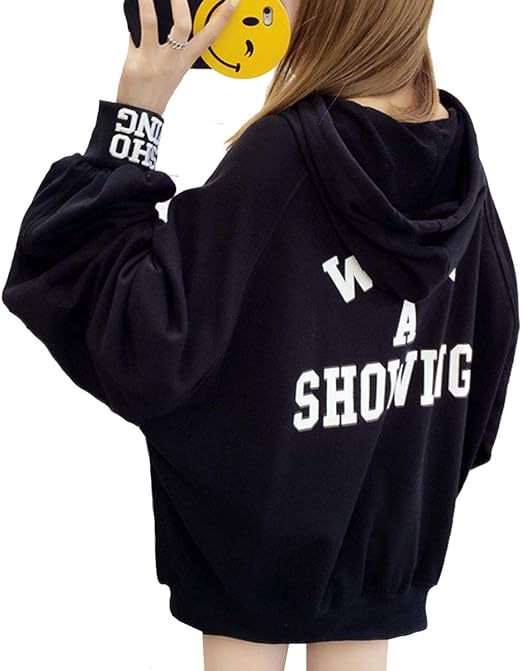 Amazon Co Jp スカイシイ 選べる裏起毛ありなし パーカー 背面ロゴ ゆったりサイズ 可愛い 長袖 春物 レディース S Xl 服 ファッション小物