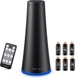 Scent Diffuser Starter Kit with 6 Essential Oils for Large Rooms