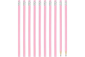 PATIKIL Round Pink Pencils #2 Pack of 24