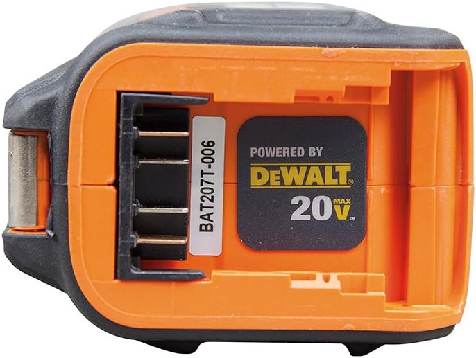 Klein Tools BAT207T13 Cable Cutter and Crimper, Power Tool with 2 Hour DeWALT 20V Batteries for Klein Tools Crimper and Cutting Heads