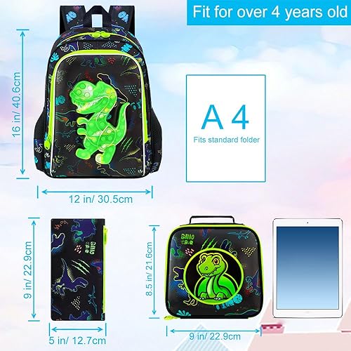 Miniatura 3 de WZLVO Mochila infantil para niñas, unicornio, sirena, preescolar, primaria, jardín de infantes, mochila escolar y lonchera