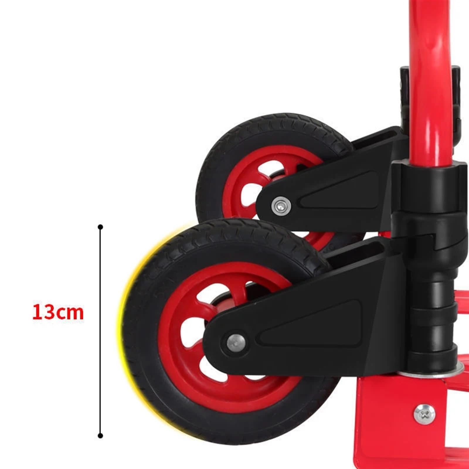Carrello Carrello pieghevole for carrello della spesa robusto portatile leggero con cuscinetto da 200 kg for bagagli viaggio per Impieghi Gravosi