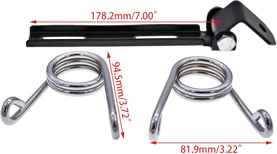 Amazon | NATGIC 2インチ オートバイスプリングシートブラケット