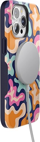 Vista 276 de Casely Funda para iPhone 15 Pro Jardín Secreto Flores mixtas Funda atrevida Compatible con MagSafe y botón de acción Jardín Secreto Floral