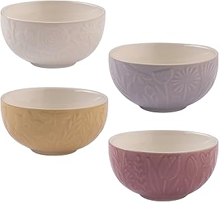 Mason Cash In The Meadow 6 oz Stoneware Prep Bowls | Set of 4