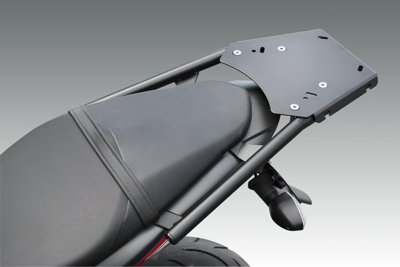 Rear Carrier Luggage Rack Top Box Case for Suzuki SV650X SV650 ABS 2016 2017 2018 2019 2020 2021 16 17 18 19 20 21, black