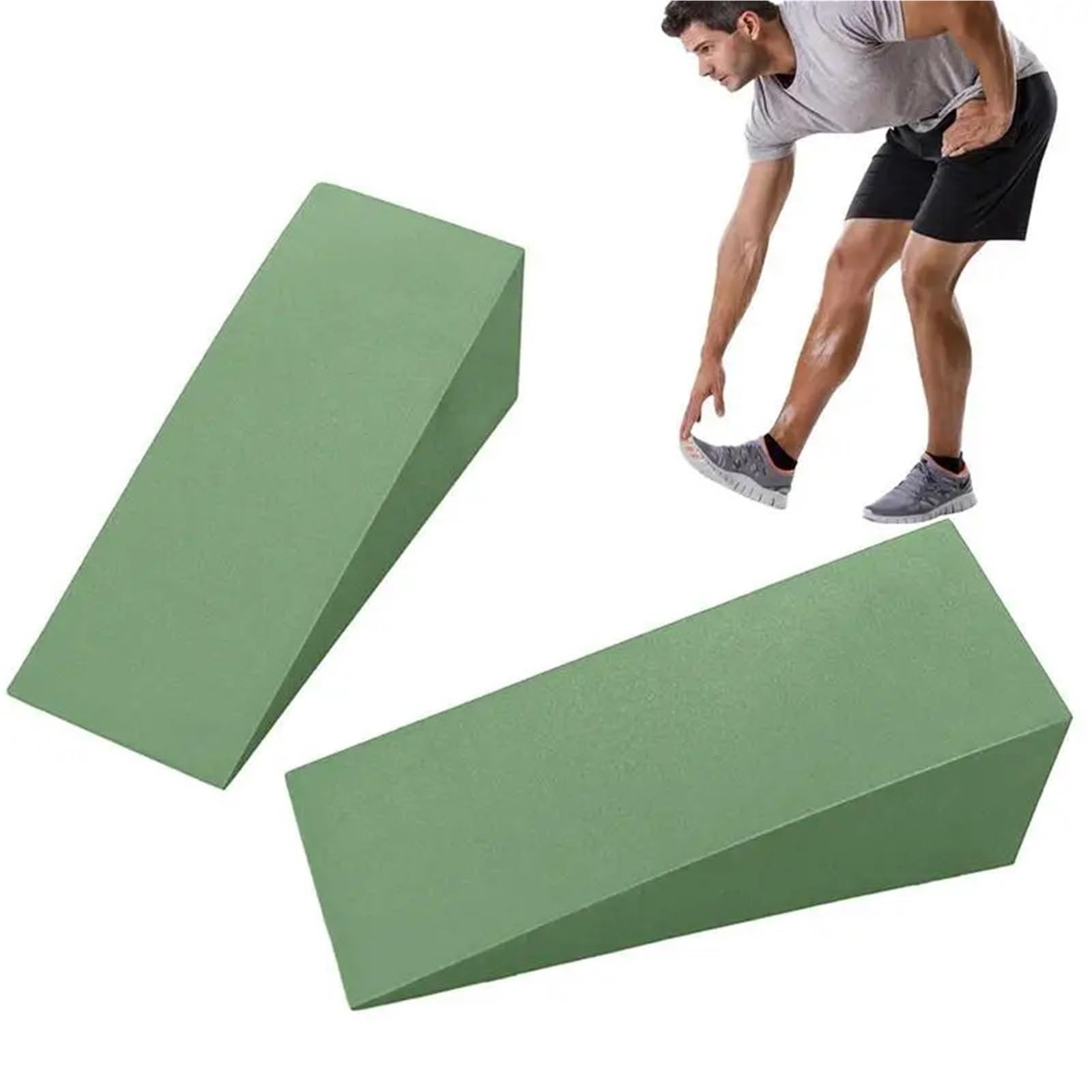 Bloque de yoga en forma de cuña Yoga cuña estiramiento tableros inclinados bloques tabla en cuclillas pie fuerza ejercicio Pilates Pad