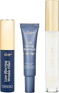 City Beauty Insider Favorites Set - Line-blurring Wrinkle Filler .25 fl oz, City Lips Plumping Gloss .16 fl oz, Lid Lifting Treatment .33 fl oz