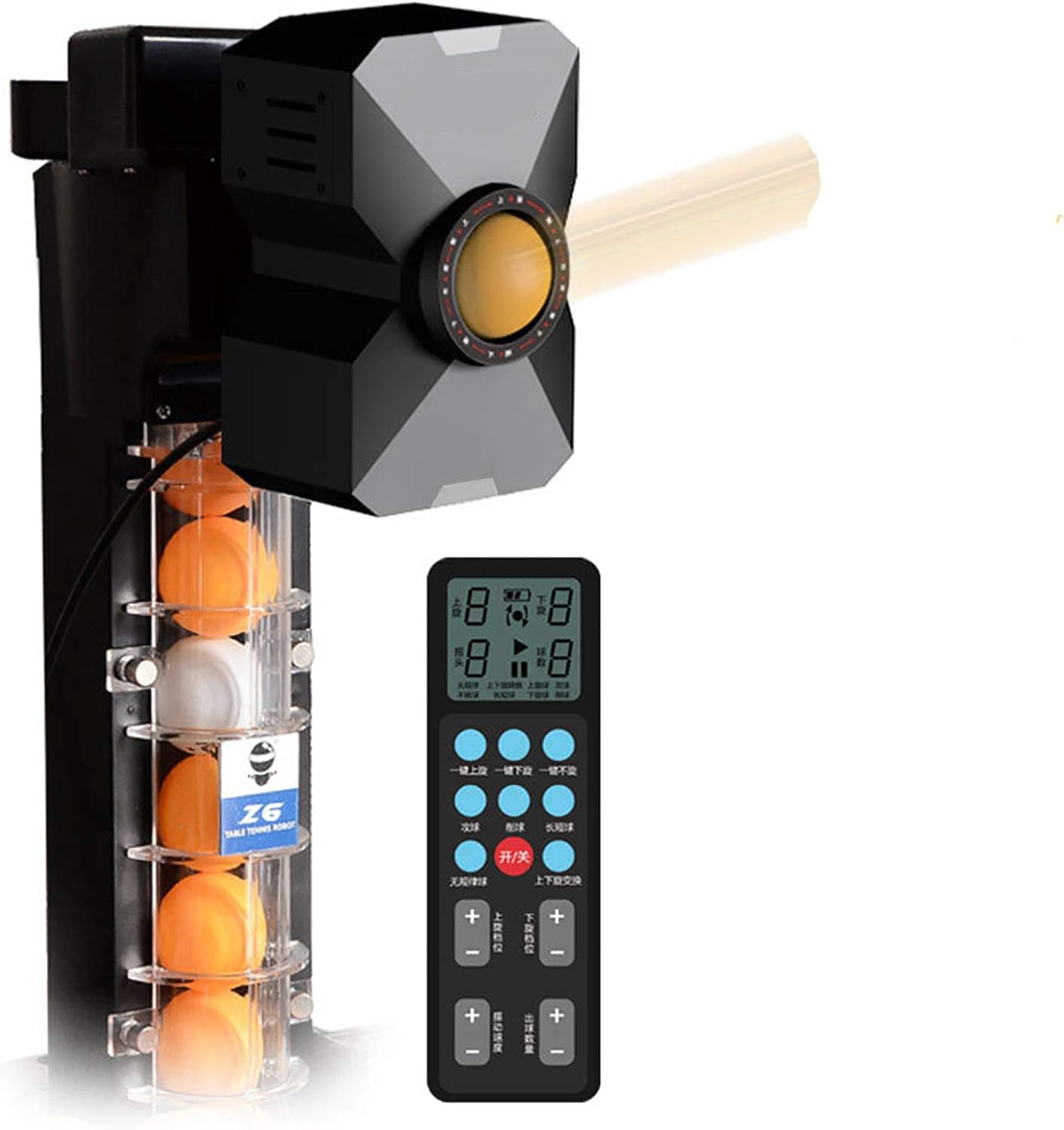 Automatische Tischtennis Ballmaschine - 10 Modi Mit 100 Bällen