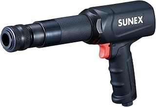Sunex Tools Long Barrel Air Hammer - 2300 BPM, 3.75" Stroke, .401" Universal Chuck for Heavy-Duty Chiseling