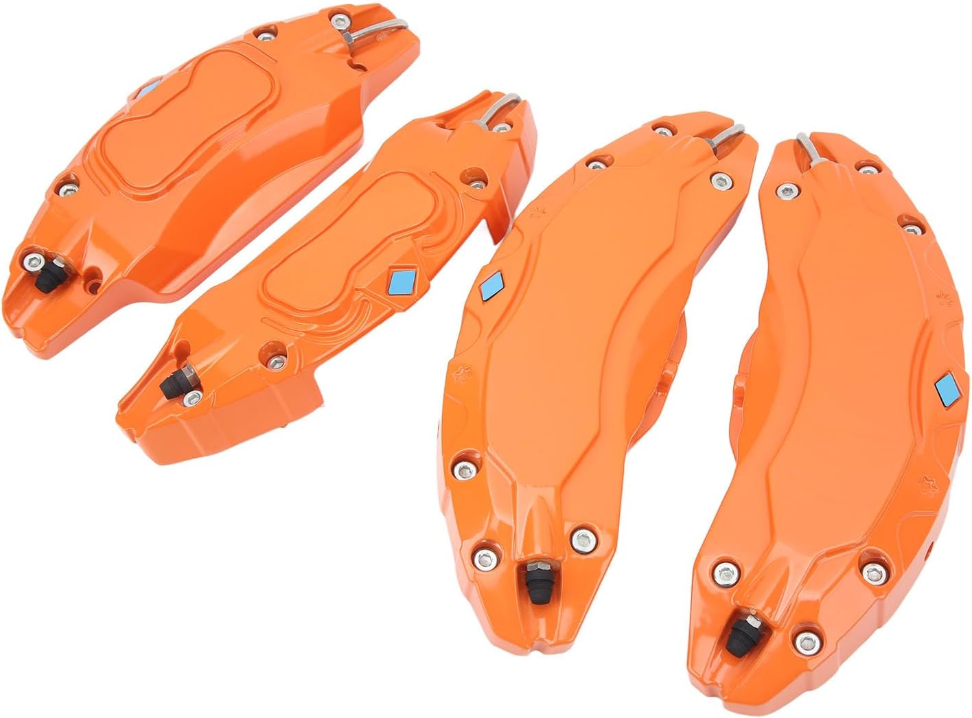 Acouto 4PCS Aluminum Alloy Brake Caliper Covers for 2020-2023 - Stylish Blue Fit for 19/20in Wheels (Orange)