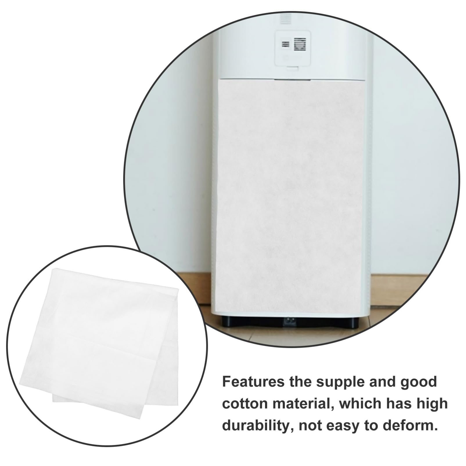 UKCOCO 6pezzi Filtri Cotone Per Purificatori e Condizionatori Aria Per Migliorare La Qualità Aria Casa Materiale Resistente e Facile Da Sostituire