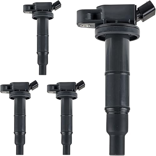 Vista 134 de KAX 4 paquetes de bobinas de encendido UF652 para Hyundai Accent 2012-2021, Kia Soul 1.6L, 2012-2019 Rio, 2012-2017 Veloster repuesto para UF652