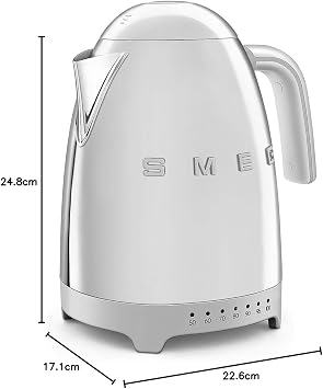 Smeg KLF04SSEU Electric Kettle 1.7 L Stainless Steel 2400 W