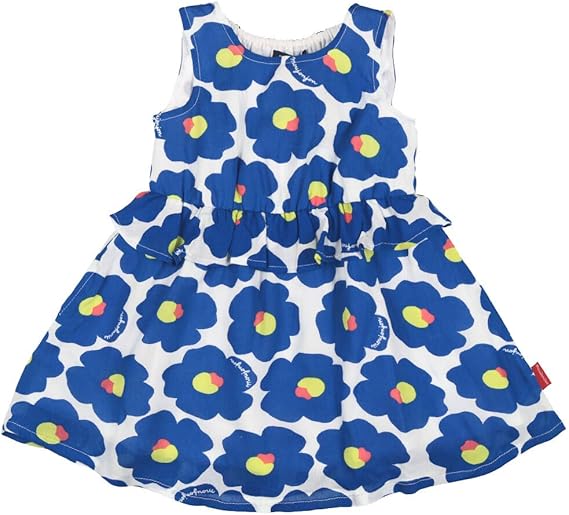 Amazon 子供服 Moujonjon ムージョンジョン お花柄ノースリーブワンピース 80cm 140cm M ワンピース チュニック 通販