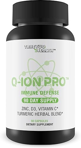 Q-Ion Pro - Fórmula de defensa inmunológica - Suministro para 90 días - Suplemento natural de apoyo inmunológico - Promueve una respuesta inmune