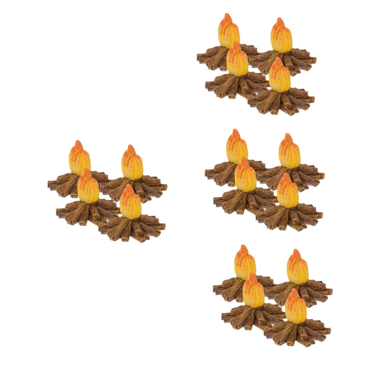 Mini camino, mini falò di Natale, accessori per la casa delle bambole, luci per camino a batteria, effetto fiamma realistico, adatto per Natale, decorazione invernaleo