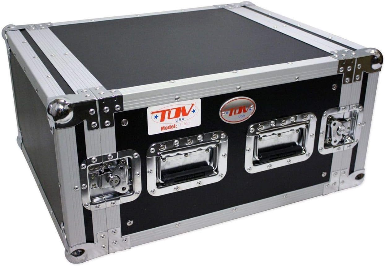 Pro X T-6RSS 6U Space DJ 19" Flight Rack Case With 3/8" Plywood For Durability