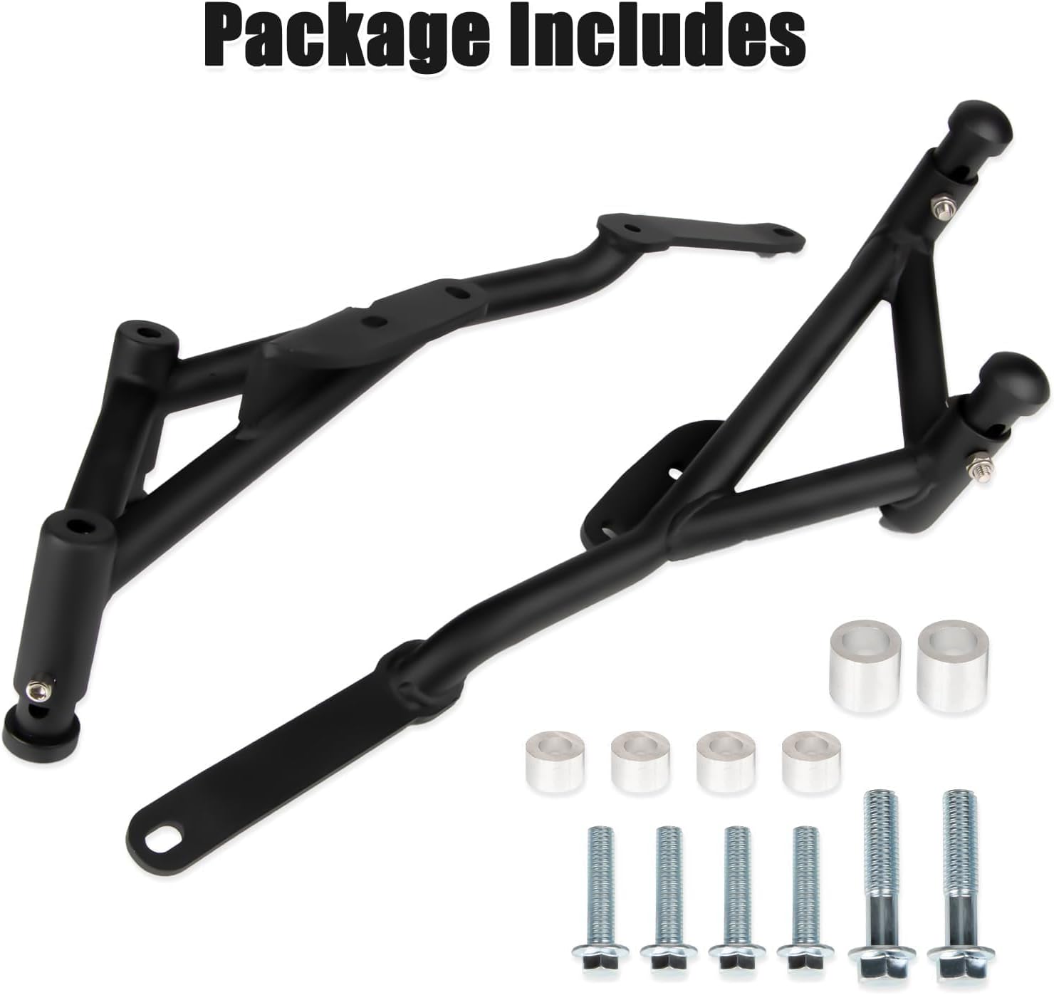 Crash Bars for 675SR 675SS - PSLER Highway Crash Bars Engine Guard for 675SR, 675SS, 675SR-R, 675NK 2024 2025 Frame Sliders