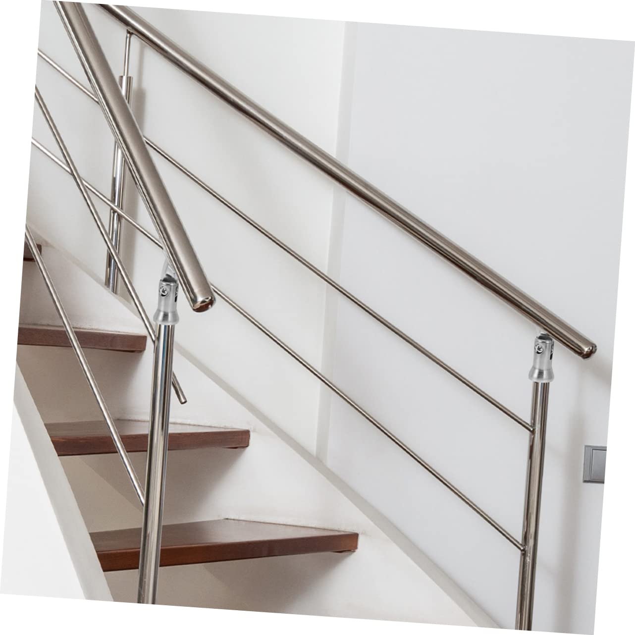 SEWOART 6pièces Support De Rampe Escalier Acier Inoxydable Lot De Supports Pour Main Courante Fixation Et Élégante Pour Projets Et Décorations Modernes