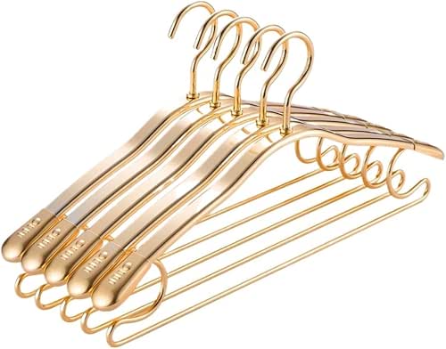 10 Pcs Space Aluminum Coat Hangers Metal Heavy Duty Hangers
