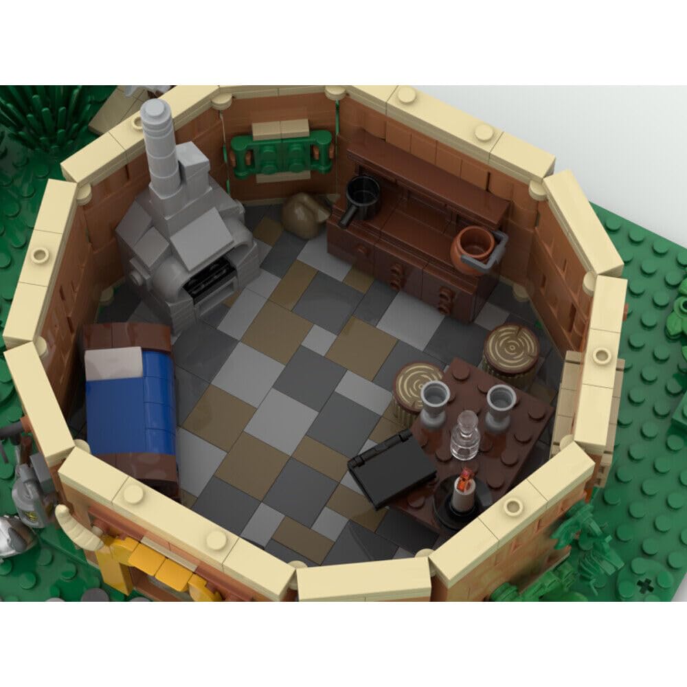 ZITIANYOUBUILD MOC-158270 Cabane Viking 485 Pièces – Set Compatible Lego Pour Enfants Dès 12 Ans