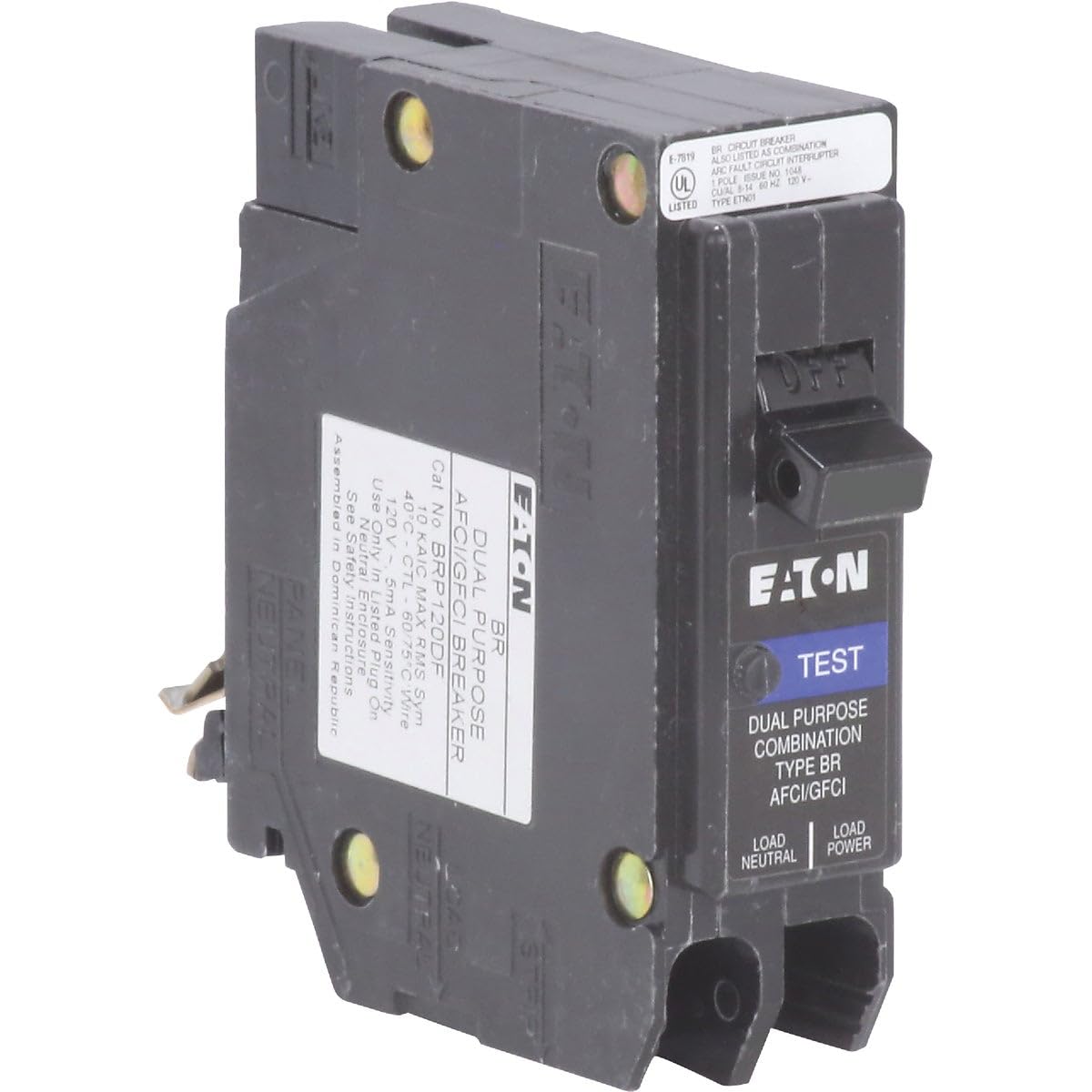 Eaton BRP120DF Br Dual Function Af/gf 1p 20a