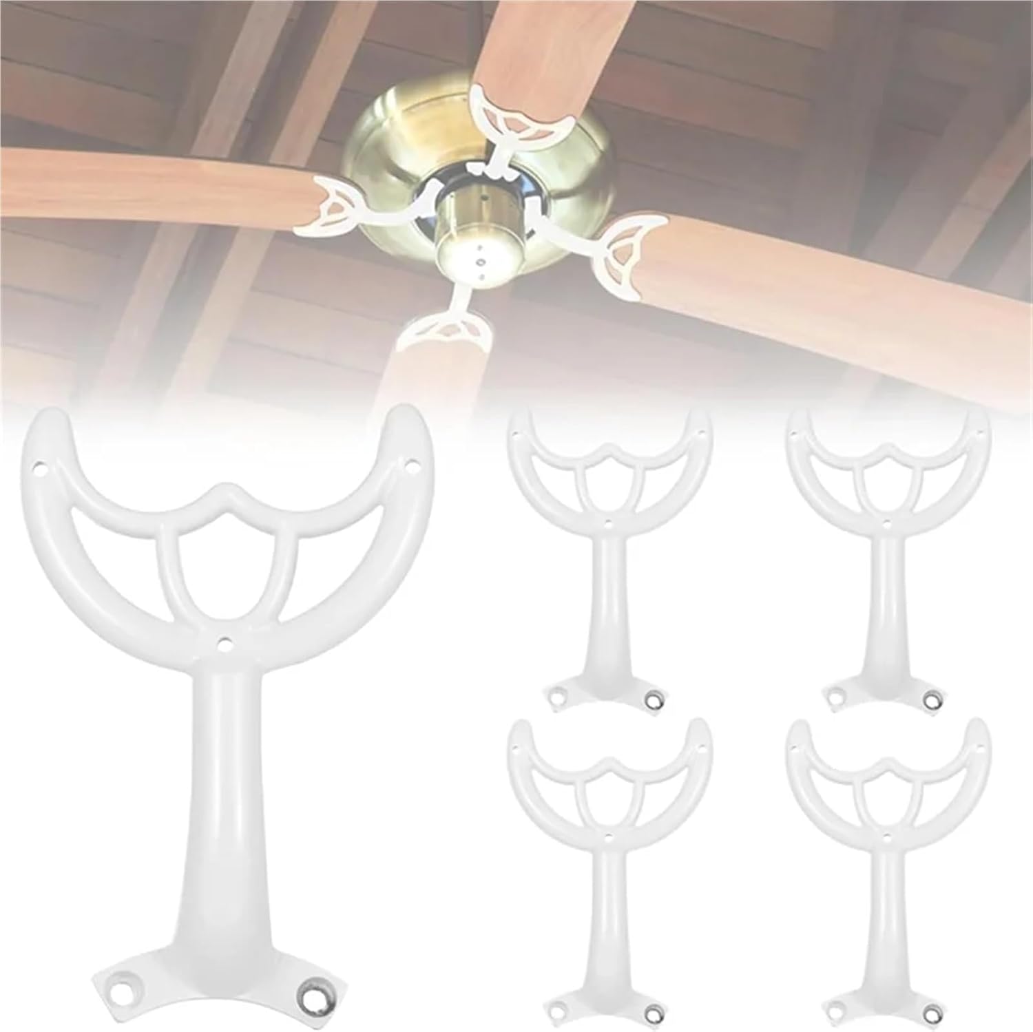 Ceiling Fan Blades Arms Replacement 5pcs Ceiling Fan Blade Arm Replacement Set – For Replacing Worn Broken Fan Blades & Repair
