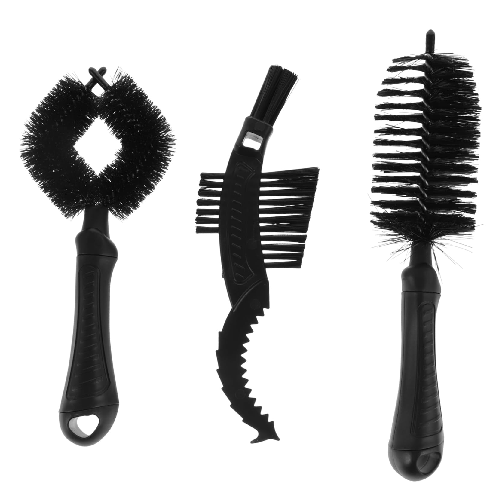 Mipcase 3pcs Motorcycle Chain Cleaner Multi-Function Bike Chain Brush Professional Cleaning Tools for Easy to Carry