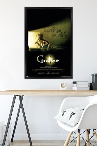 Miniatura 6 de Trends International Coraline - Póster de pared con texto en inglés Be Careful