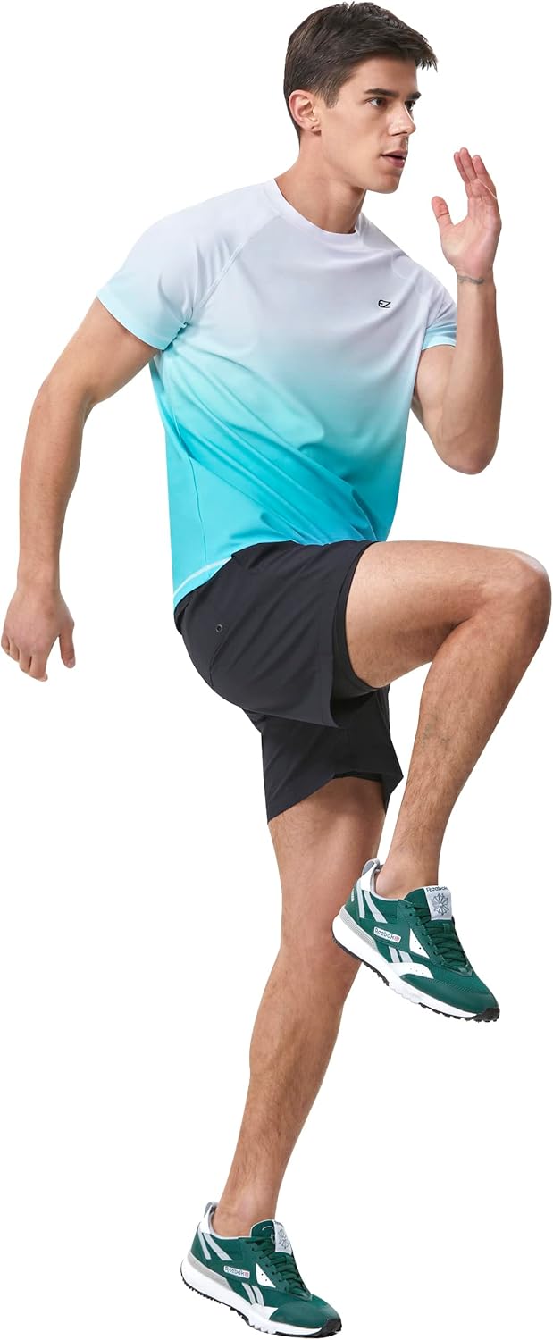 Men's Rash Guard Swim Shirts Summer UPF 50+ UV Sun Protection Quick Dry Beach Fishing Water Shirts T Shirts for Men - Image 3