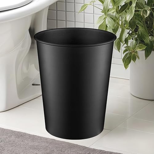 Miniatura 4 de Monarch Abode Cubo de basura de metal para baño, cesta de basura para dormitorio, escritorio de oficina y dormitorio, hecho a mano, duradero,