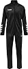 hummel Promo Poly Suit Men's Tracksuit Sports Suit & Leisure Suit 2-Piece Jogging Suit with Jogging Bottoms & Training Jacket Made of 100% Polyester with Smooth Surface