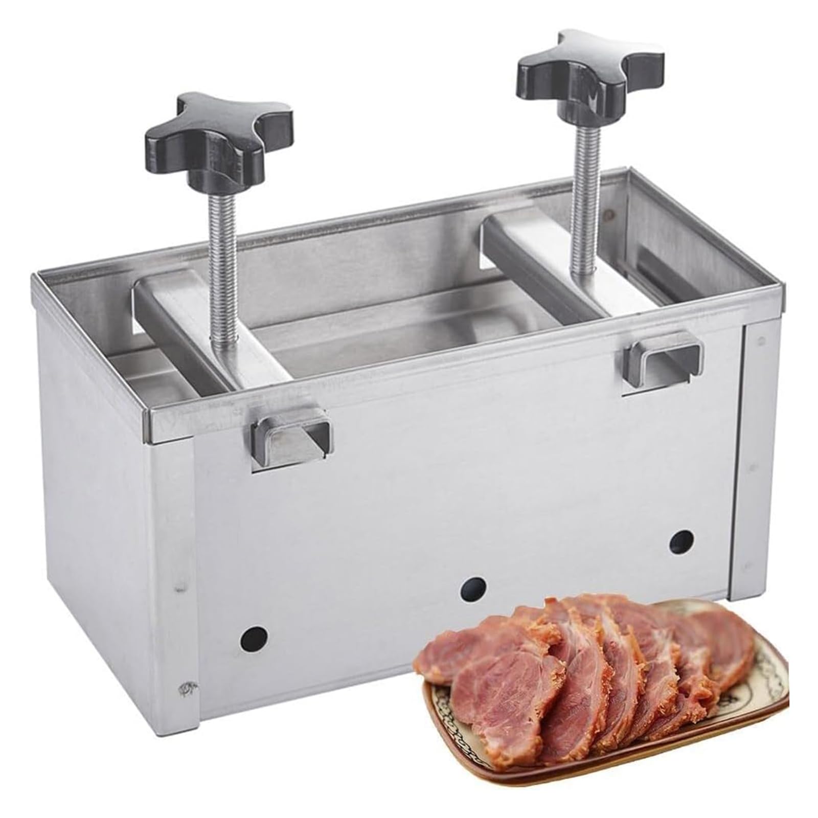YNIYUJKL Stainless Steel Meats Press Tool, Meat Brick, Meat Forming Maker, For Kitchen Tool Easy To Use Press Cooked Meat Frozen Beef Rolls,5kg