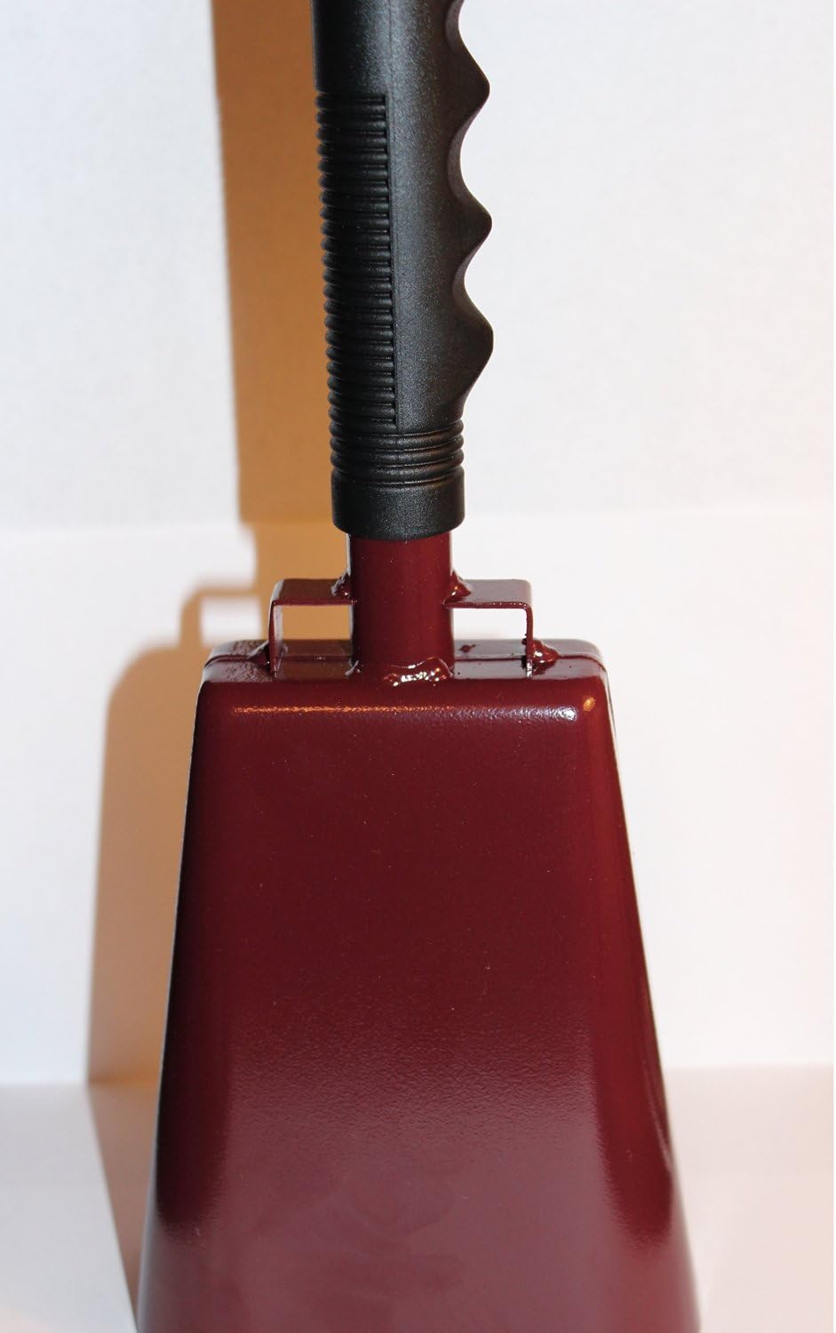 Toys+ Large 11 Inch Cowbell with Handle Maroon