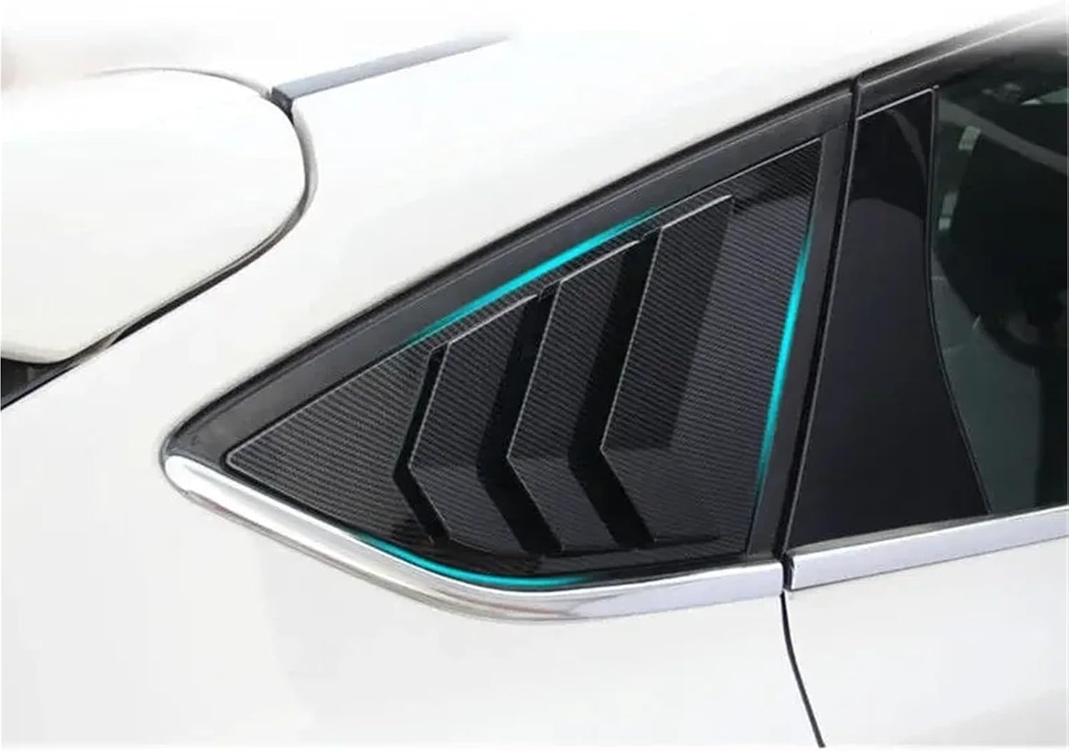 for Ford Focus Hatchback 2012-2018 Car Rear Louver Window